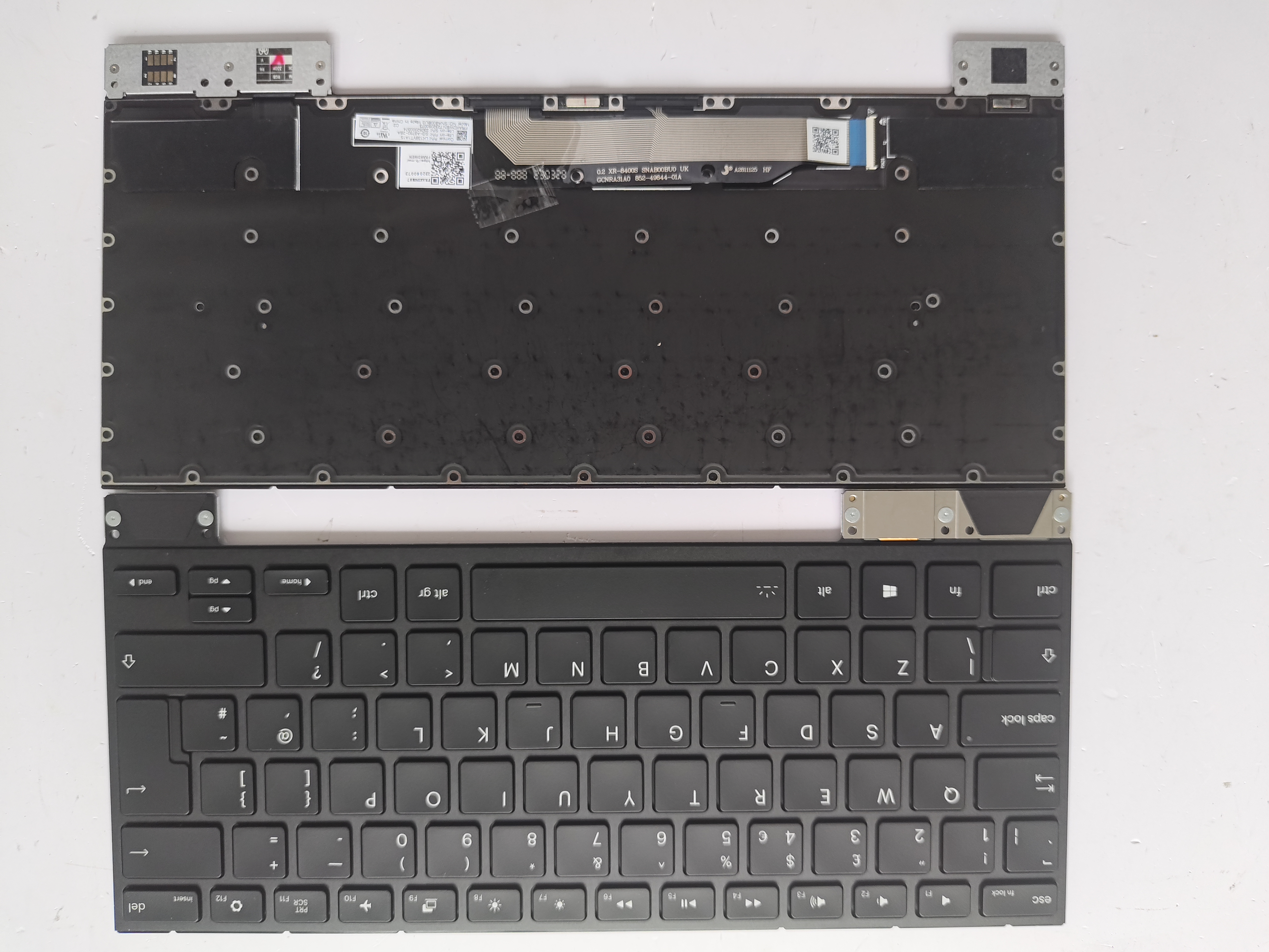 Picture of New Replacement Laptop Keyboard For N/A Framework Laptop 16 RGB colorful backlight BLACK FRAME BLACK Backlit Uk Layout